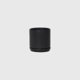 Small Oslo Planter Jet Black