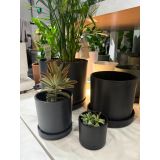 Portland Pot - Black Set of 4